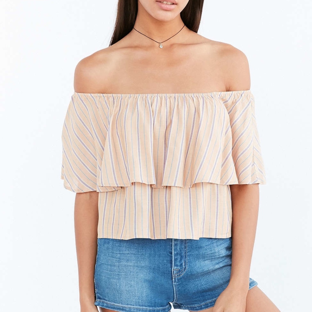 Ruffle Tube Top